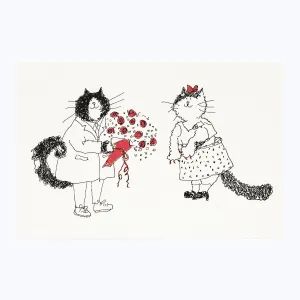 Jimi's Bouquet Card   Envelope, Grace Coddington