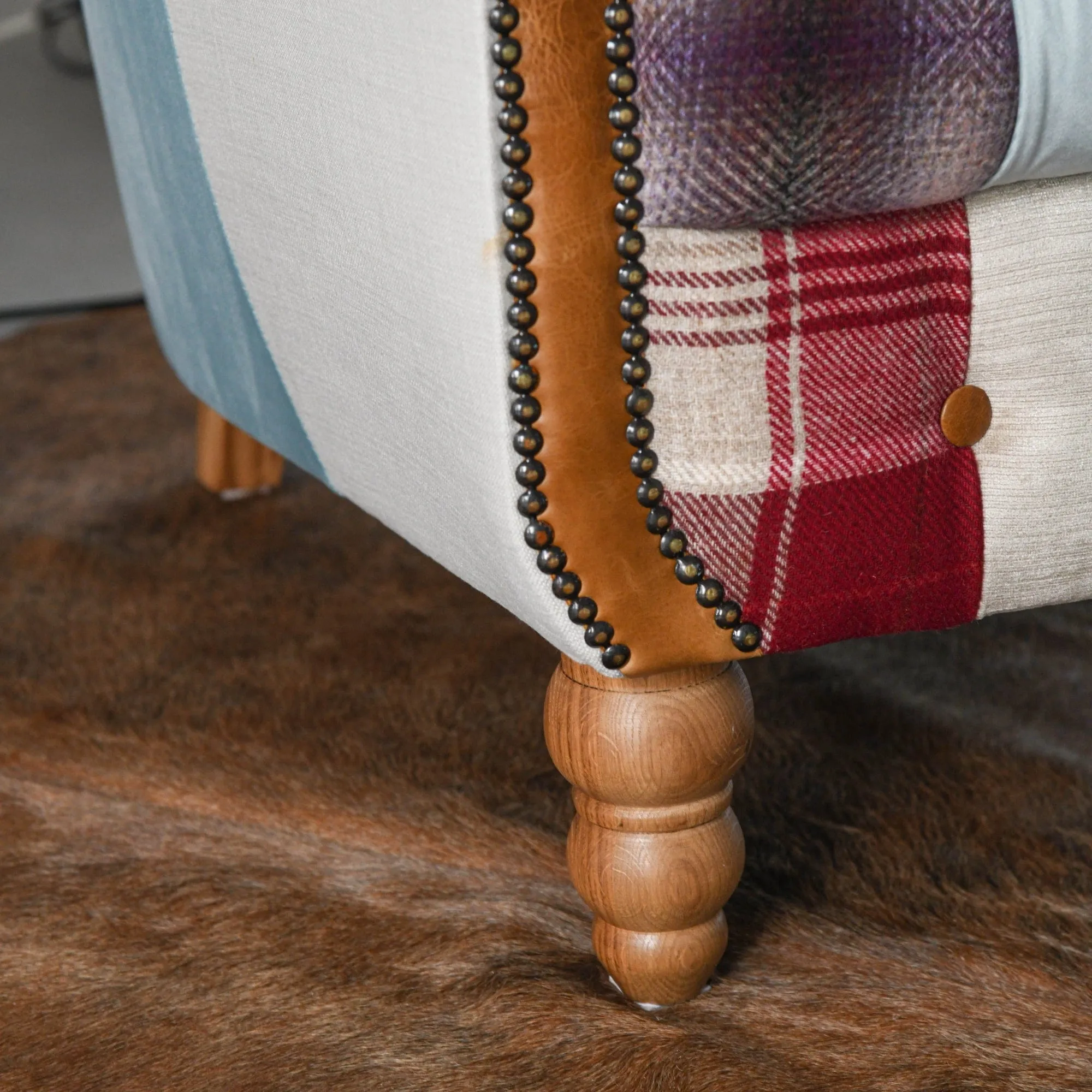 Jones - Chair In Patchwork Fabric