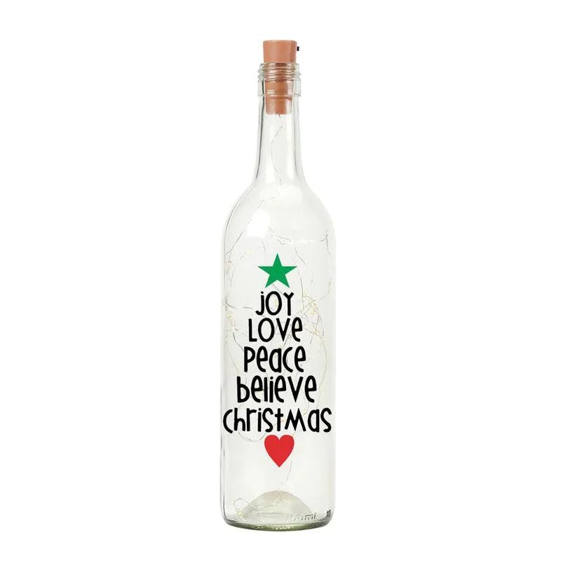 Joy & Peace Christmas Battery Lamp
