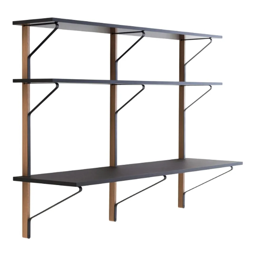 Kaaru Wall Shelf with Desk