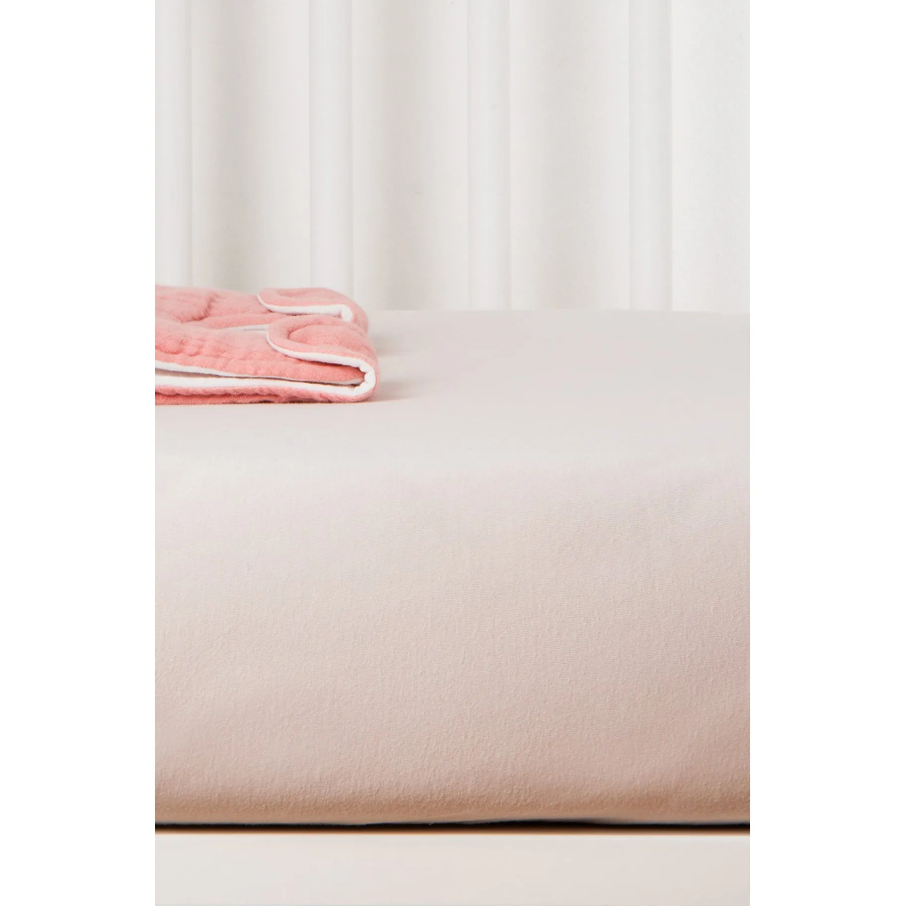 Kadolis Organic Cotton Fitted Sheet - Baby 70x140cm Natural