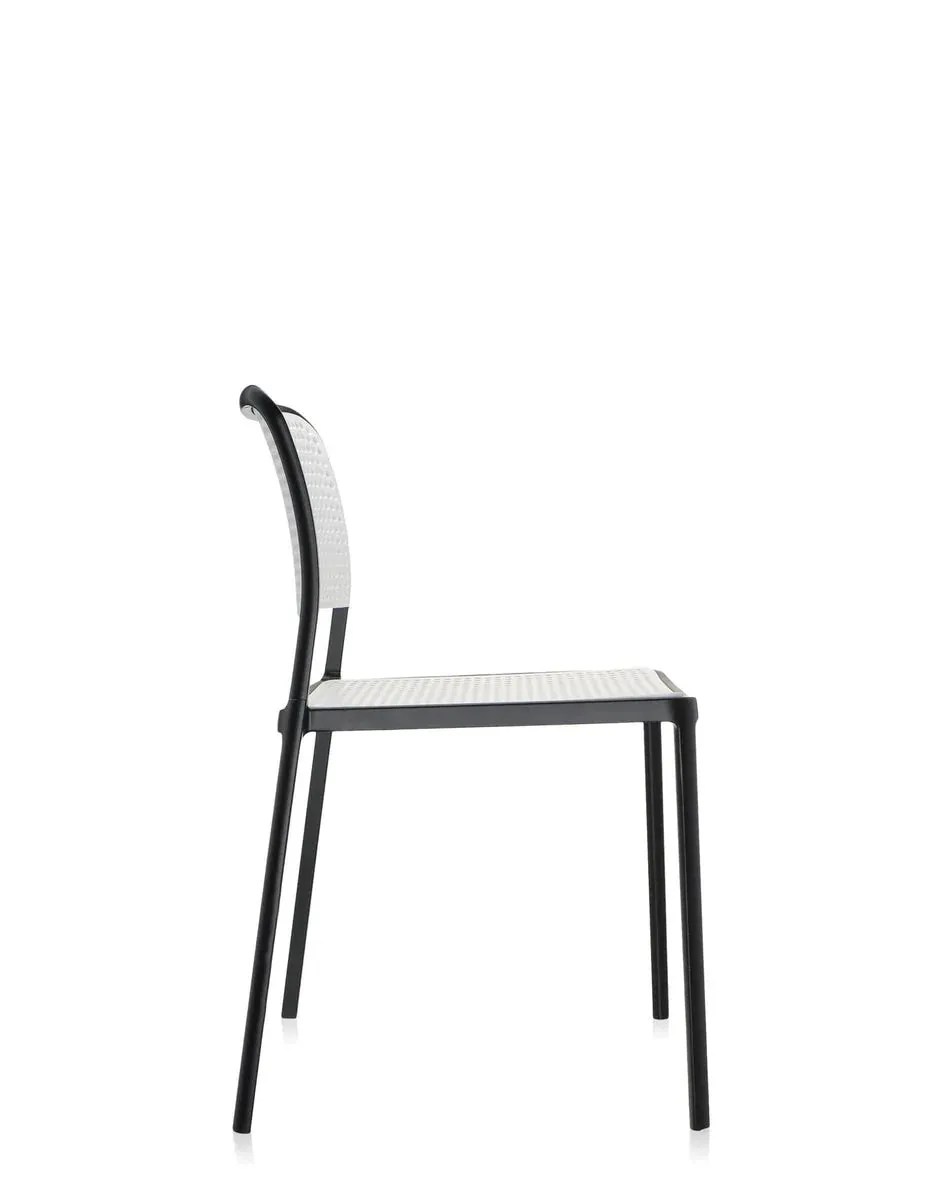 Kartell Audrey Chair, Black/White