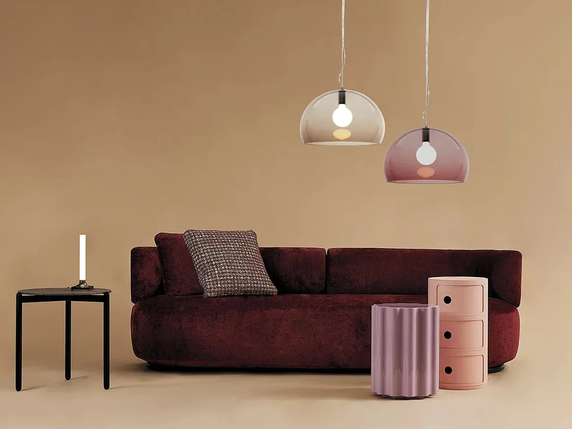Kartell Fl/Y Suspension Lamp, Olive Green