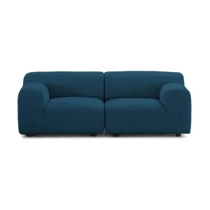Kartell Plastics Duo 2 Seater Sofa Dx Orsetto, Blue