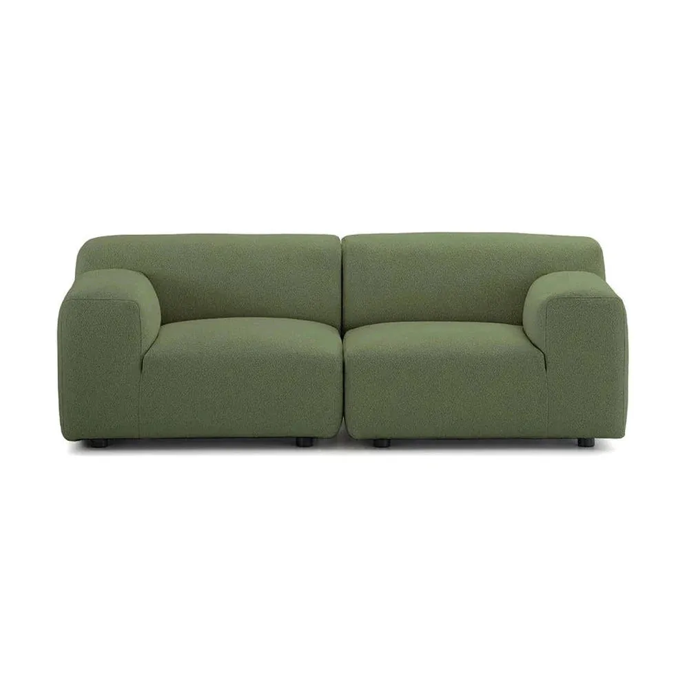 Kartell Plastics Duo 2 Seater Sofa Sx Orsetto, Green