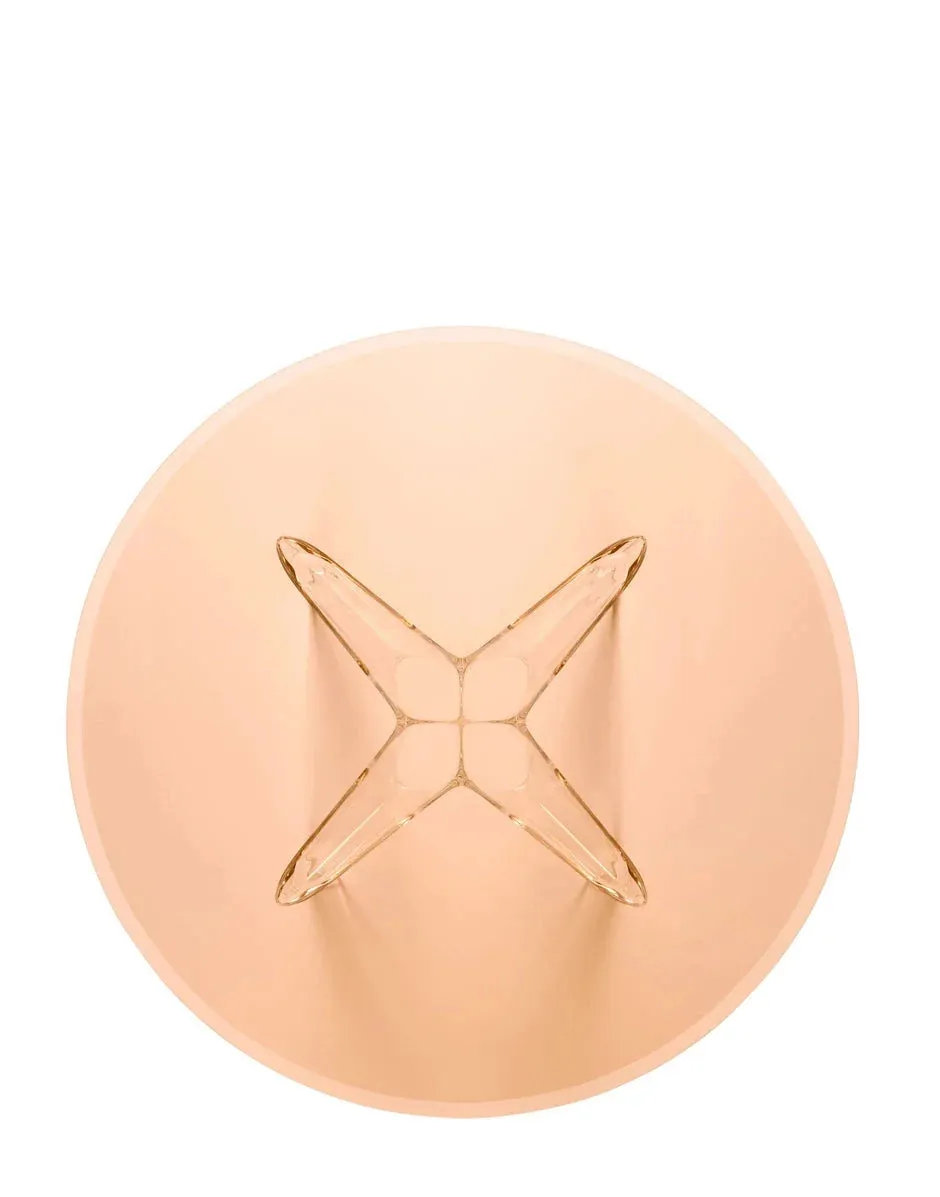 Kartell Sir Gio Table Round, Crystal/Pink