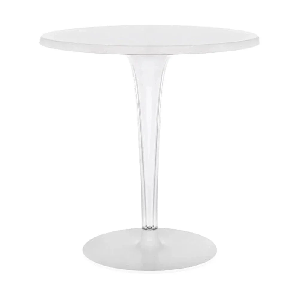 Kartell Top Top Table Per Dr. Yes Round With Round Base ⌀70 Cm, White