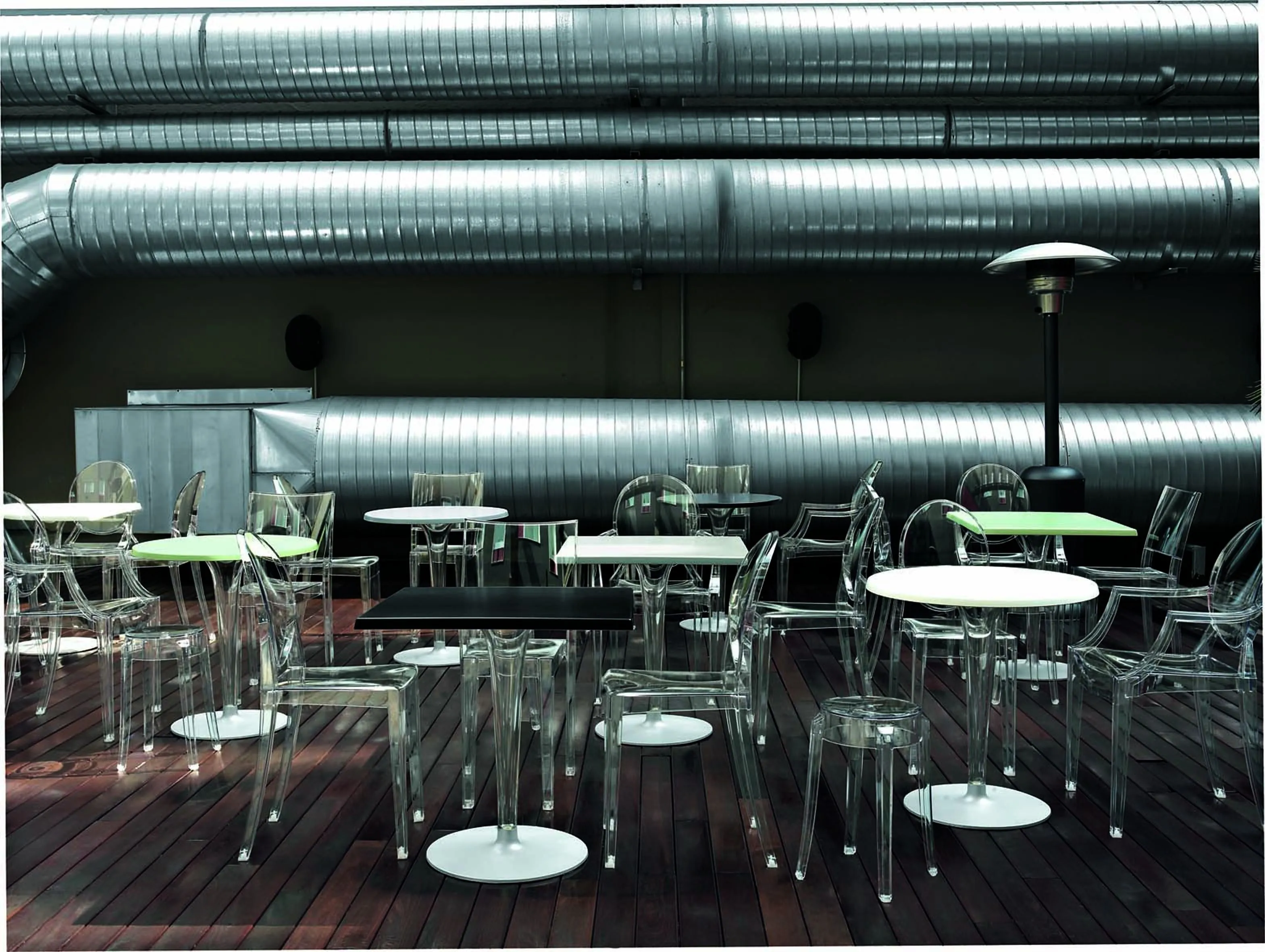 Kartell Top Top Table Per Dr. Yes Round With Round Base ⌀70 Cm, White