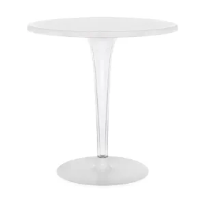 Kartell Top Top Table Per Dr. Yes Round With Round Base ⌀70 Cm, White