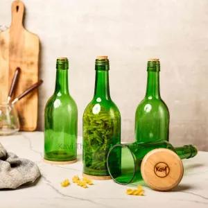 Kavi Green Wine Jars (Set of Four)