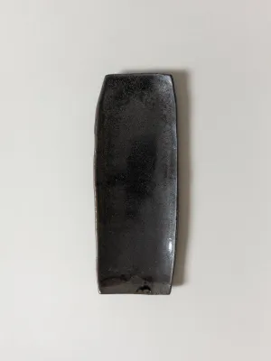 Kuro Minoyaki Long Plate