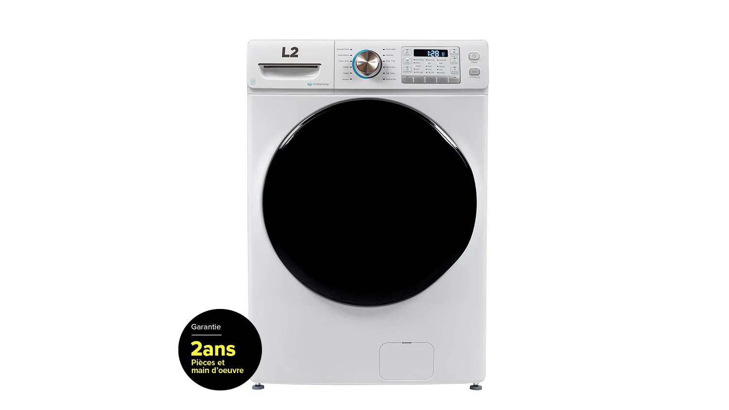 L2 White Front Load Washer (5.2 Cu. Ft) - LF52N3AWW