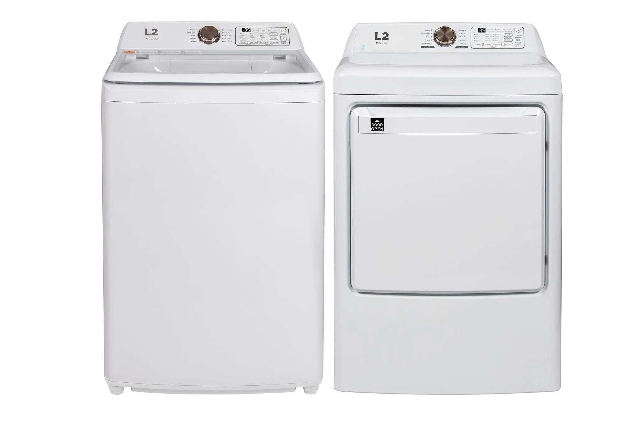 L2 White Top Load Electric Washer (4.7 Cu.ft) - LT47A3AWW