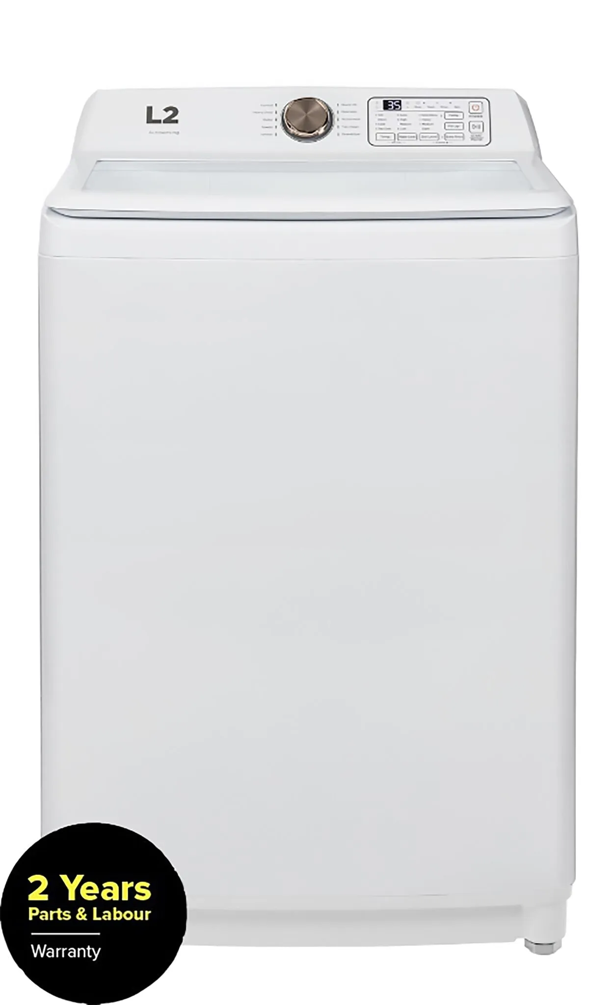 L2 White Top Load Electric Washer (5.1 Cu.ft ) - LT51N1BWWC