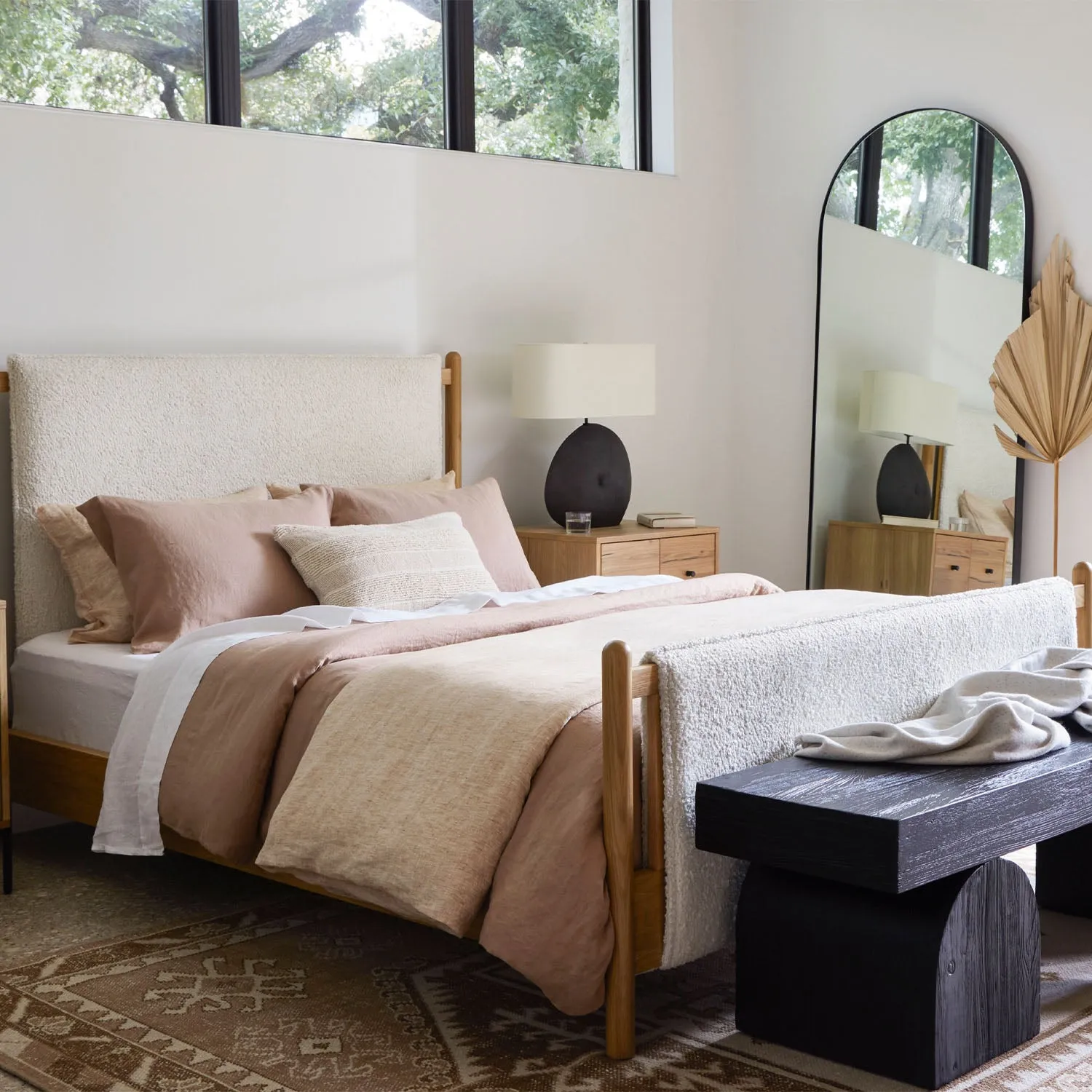 Large Arch Floor Mirror