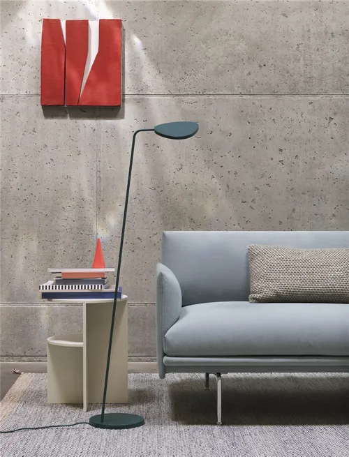 Leaf Floor Lamp, Dark Green