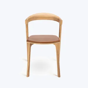 Leather Bok Side Chair