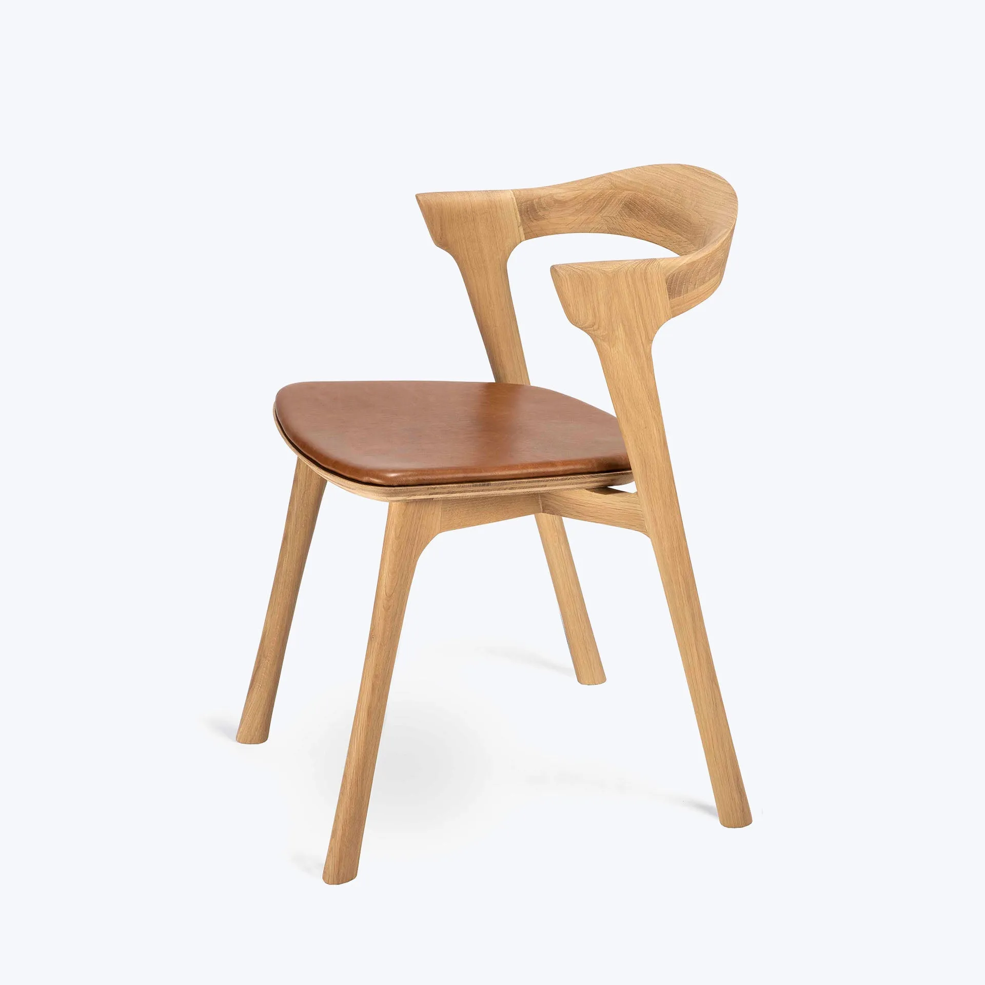 Leather Bok Side Chair