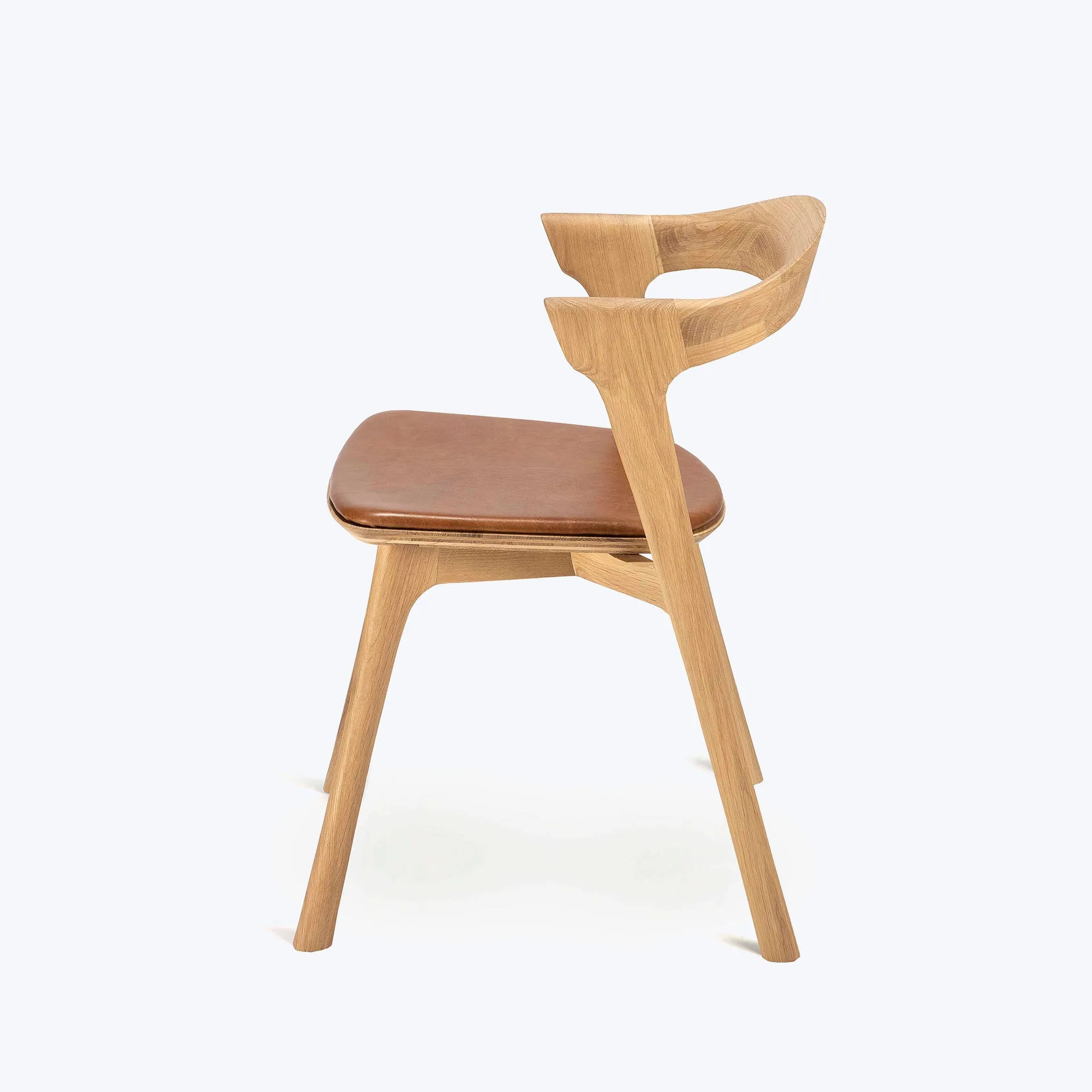 Leather Bok Side Chair