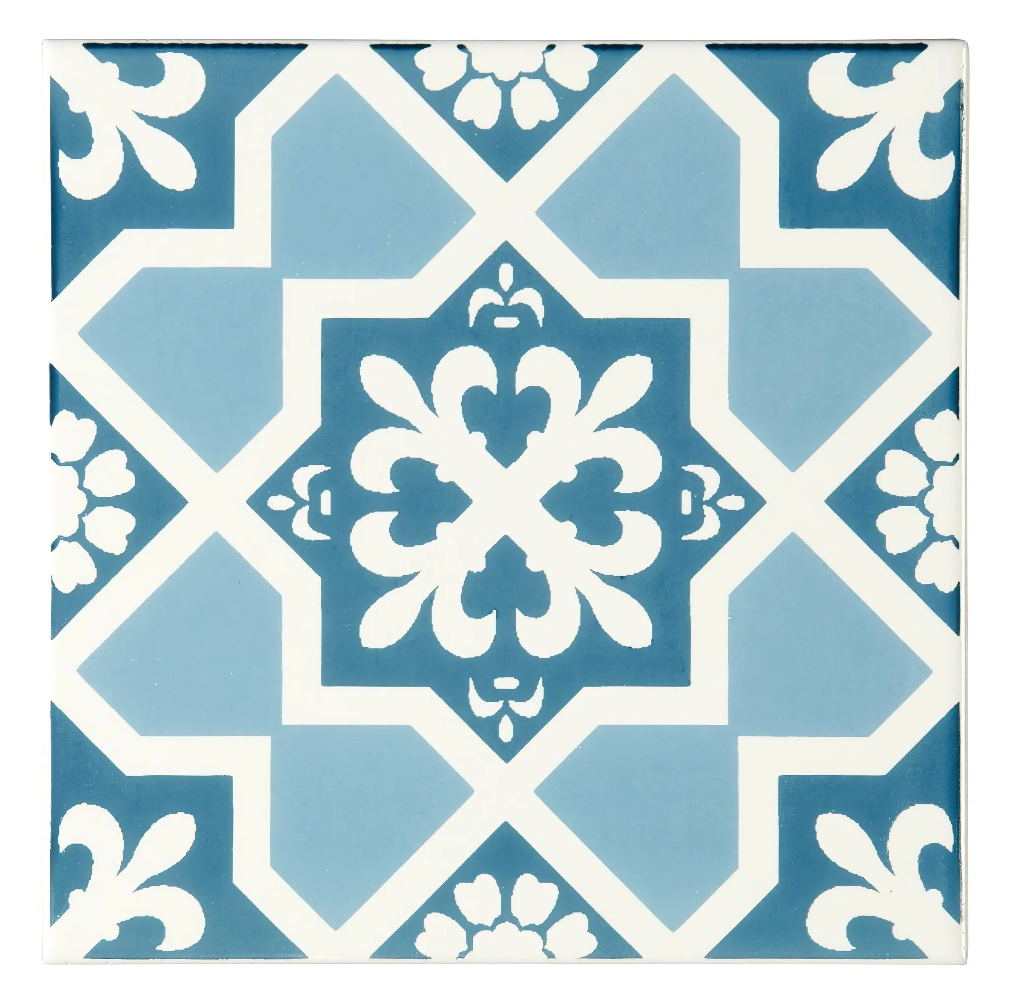 Liberté Blue on Brilliant White