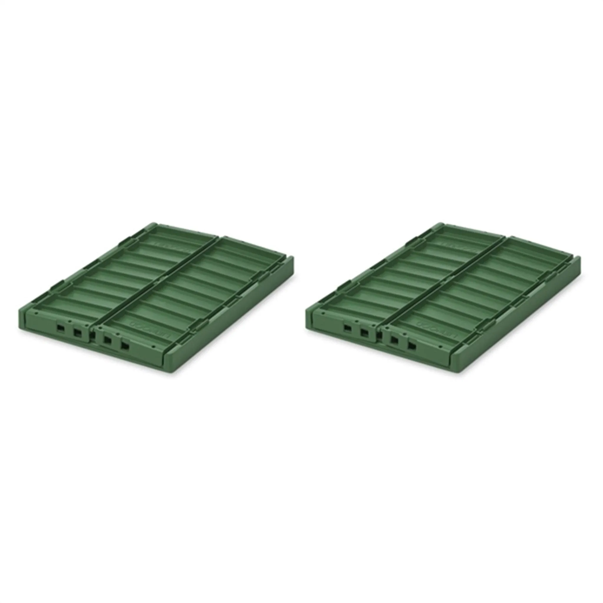 Liewood Weston Storage Box M Garden Green 2-Pack