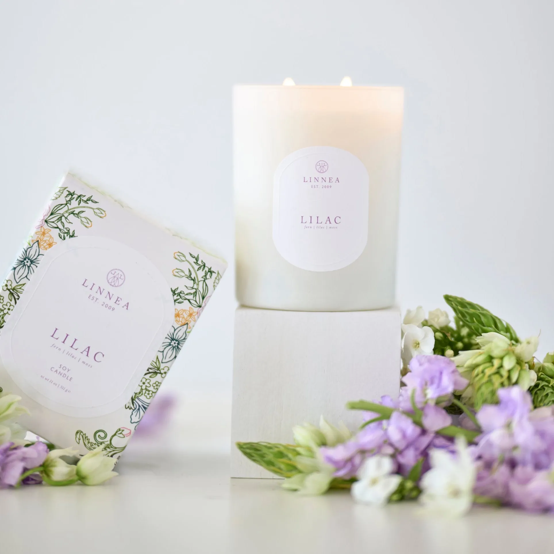 Lilac Candle