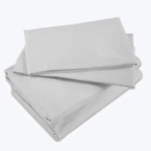 Lineare Percale Sheets & Pillowcases, Pearl