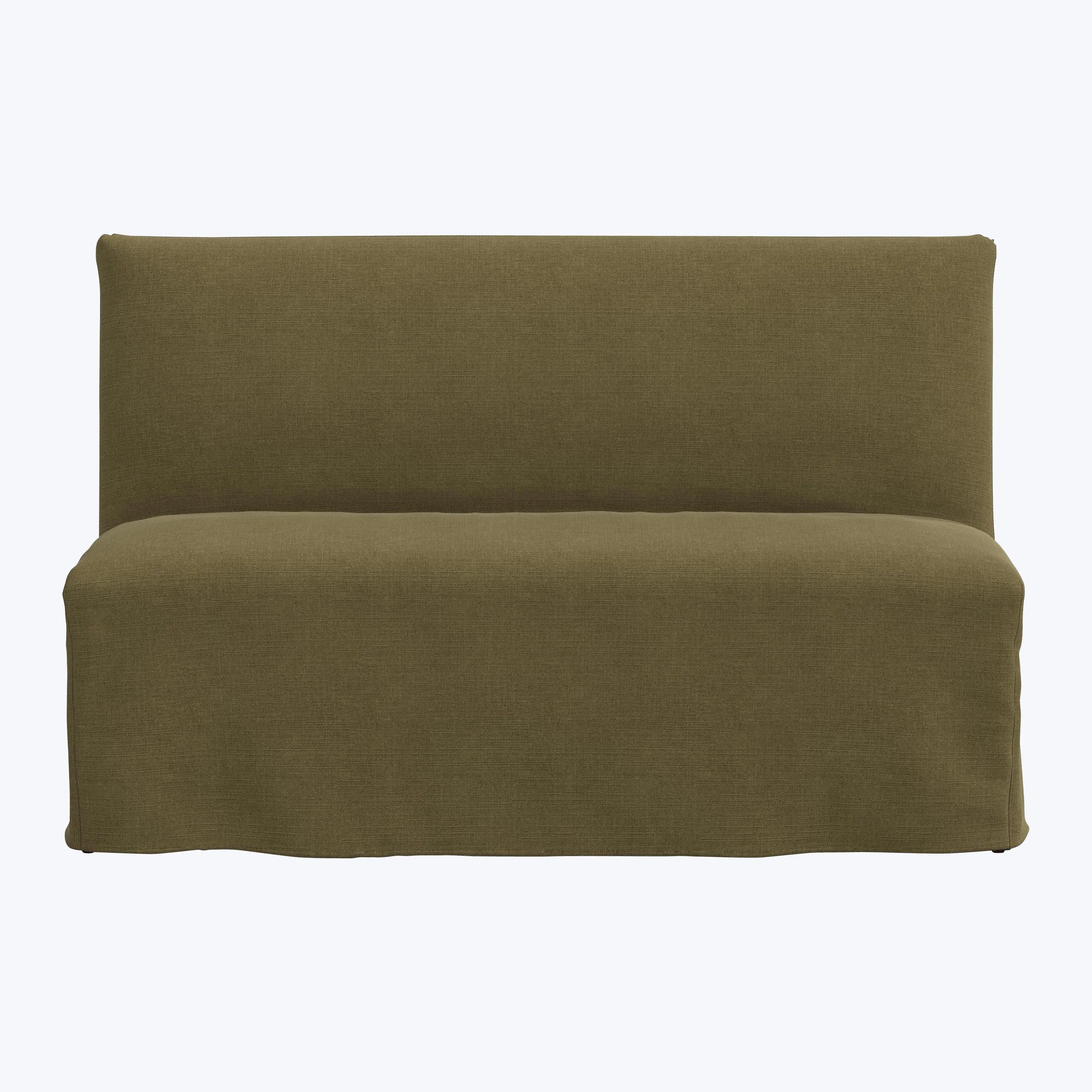 Linen Slipcover Dining Banquette