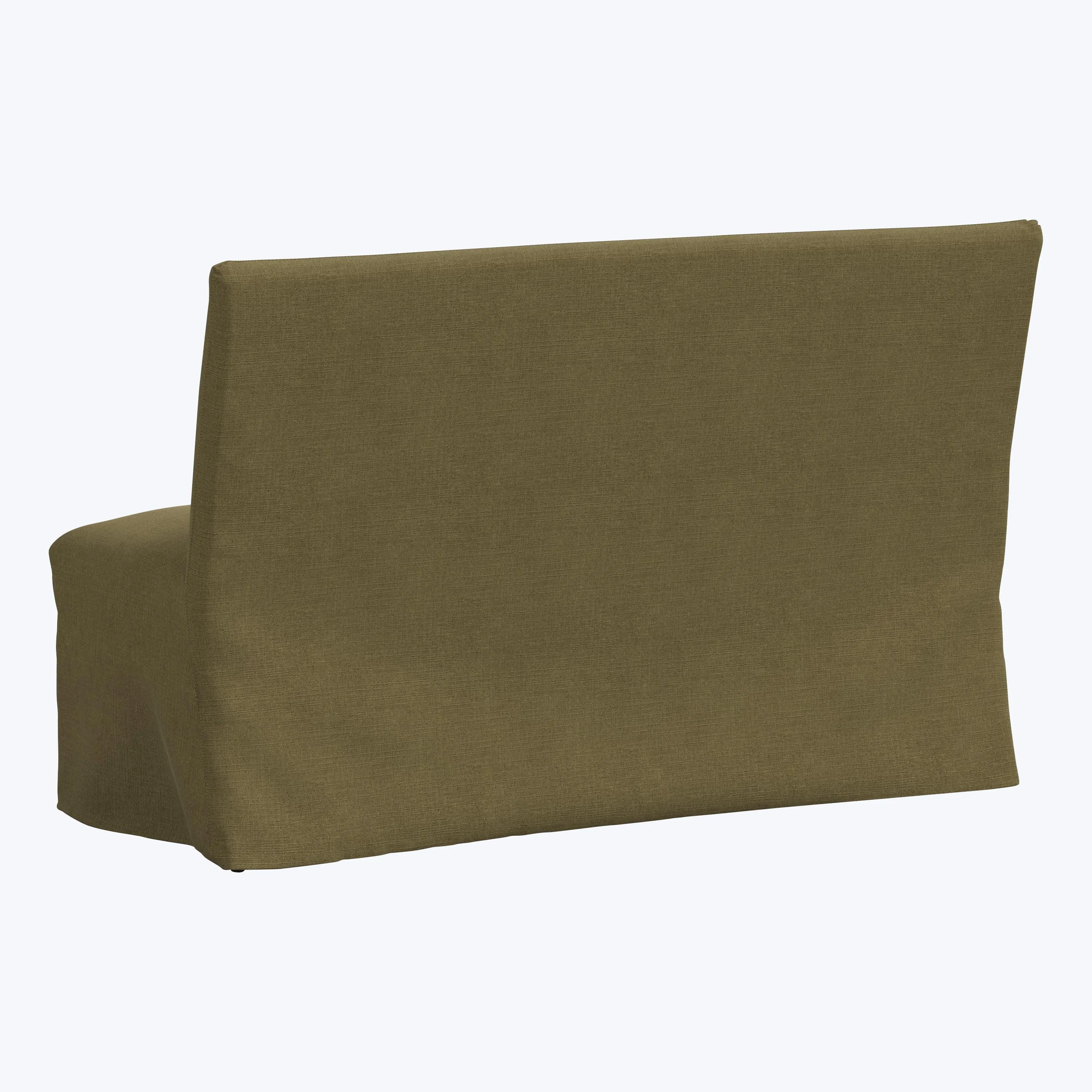 Linen Slipcover Dining Banquette