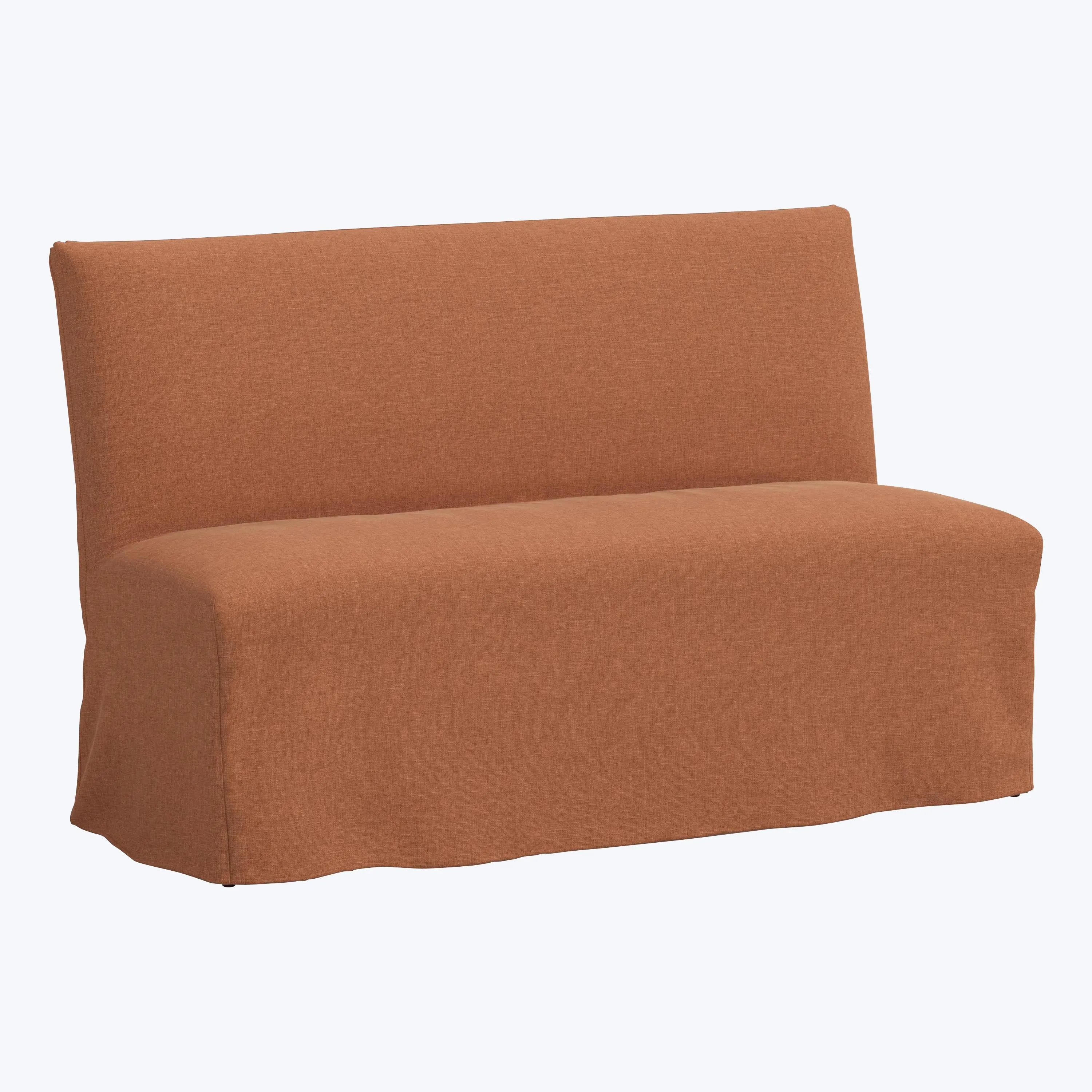 Linen Slipcover Dining Banquette