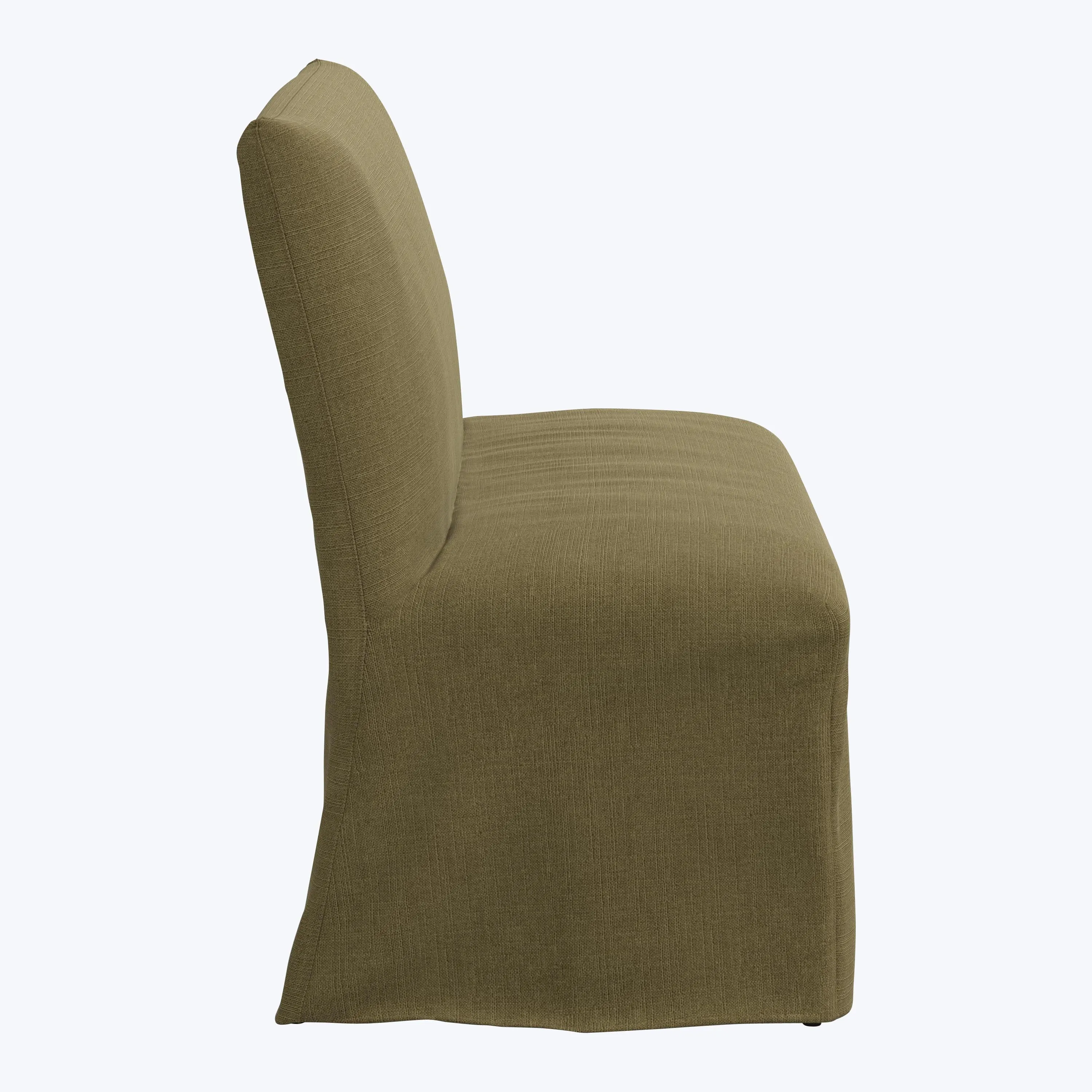 Linen Slipcover Dining Banquette