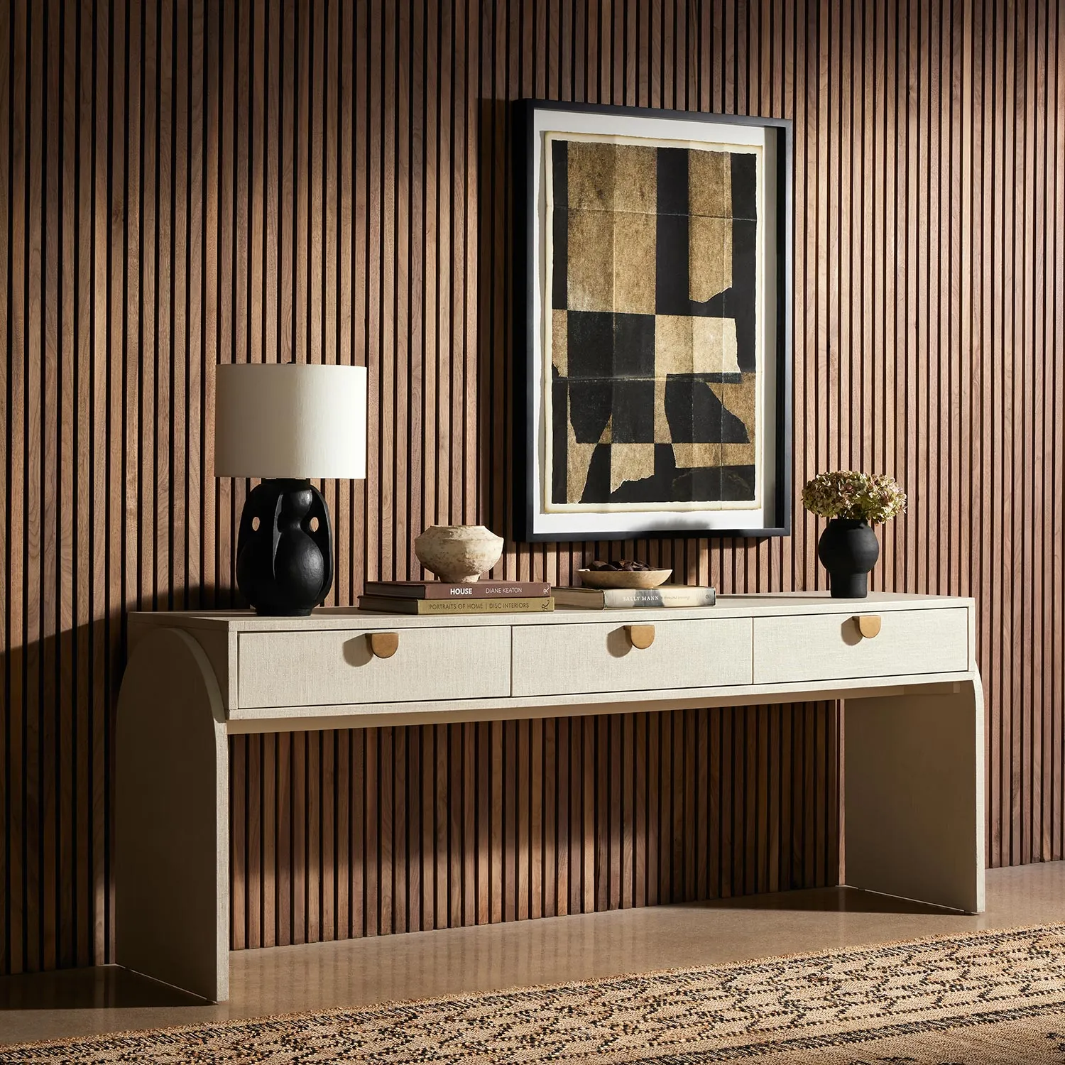 Linen Textured Console