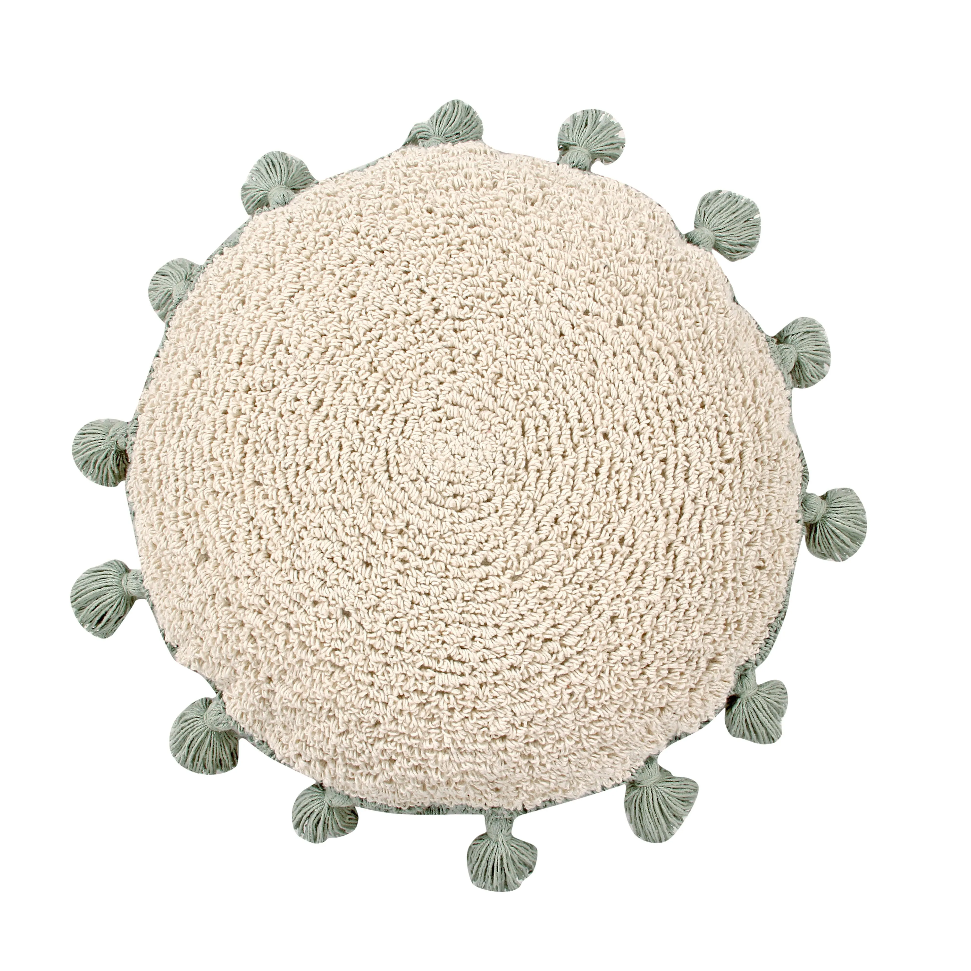 Lorena Canals Circle Green Machine Washable Cushion (Online Exclusive)