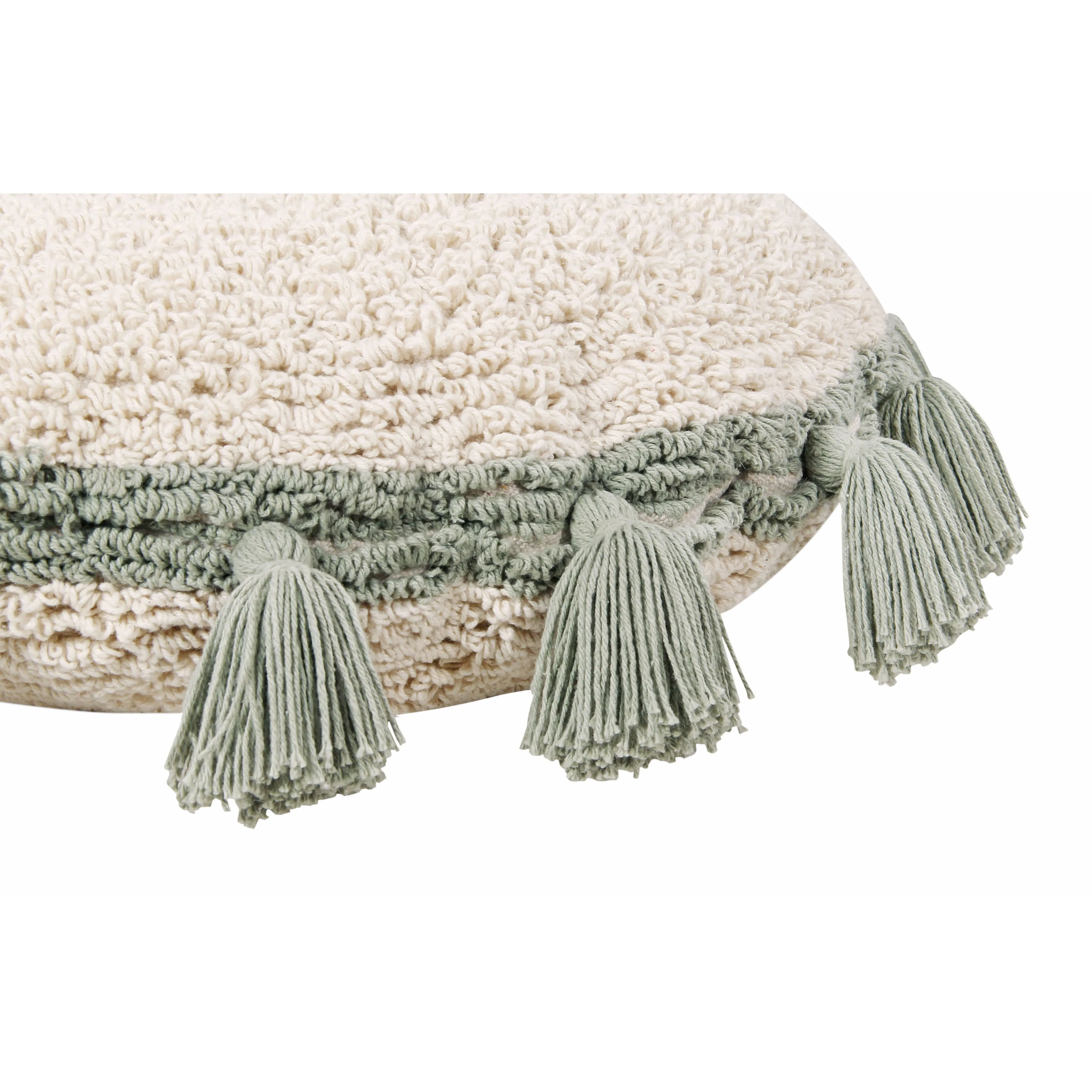 Lorena Canals Circle Green Machine Washable Cushion (Online Exclusive)