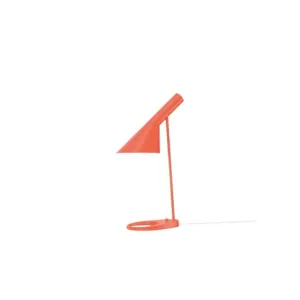 Louis Poulsen Aj Table Lamp, Eletric Orange