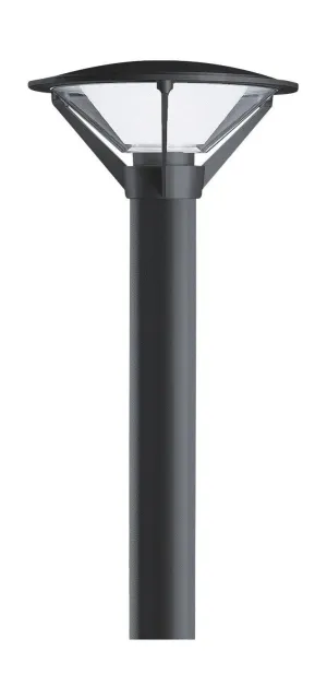Louis Poulsen Kipp Bollard Class I Led 4000 K 28 W Post With Base Plate, Graphite Grey