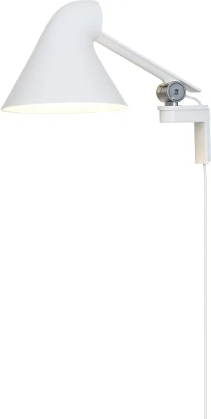 Louis Poulsen Njp Wall Lamp Short Arm, White