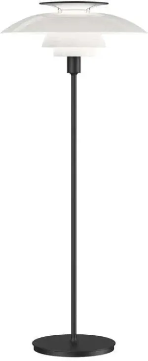 Louis Poulsen Ph 80 Floor Lamp, White/Black