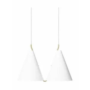 Lyfa Mosaic Pendant Side By Side Ii, White