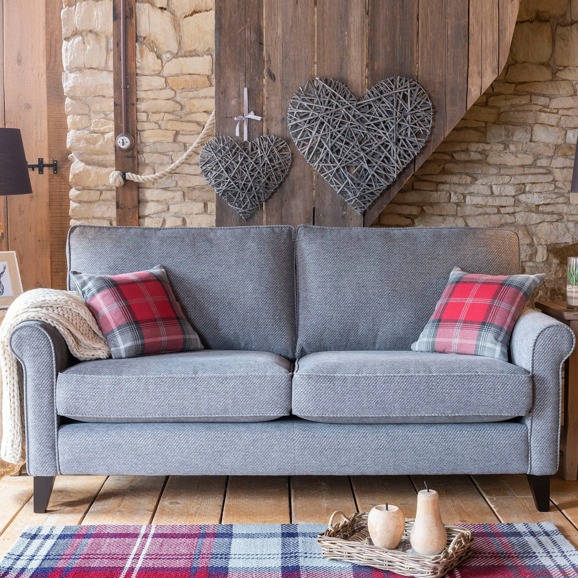 Mabel - 3 Seat Sofa In Fabric