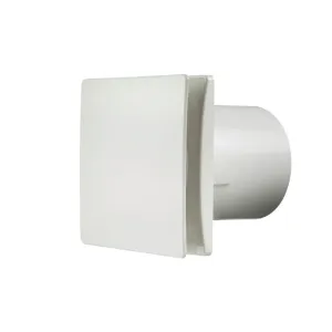 Manrose DECO100TW 4'' RT Deco Fan with Timer White