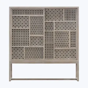 Mantra Teak Wide Cabinet