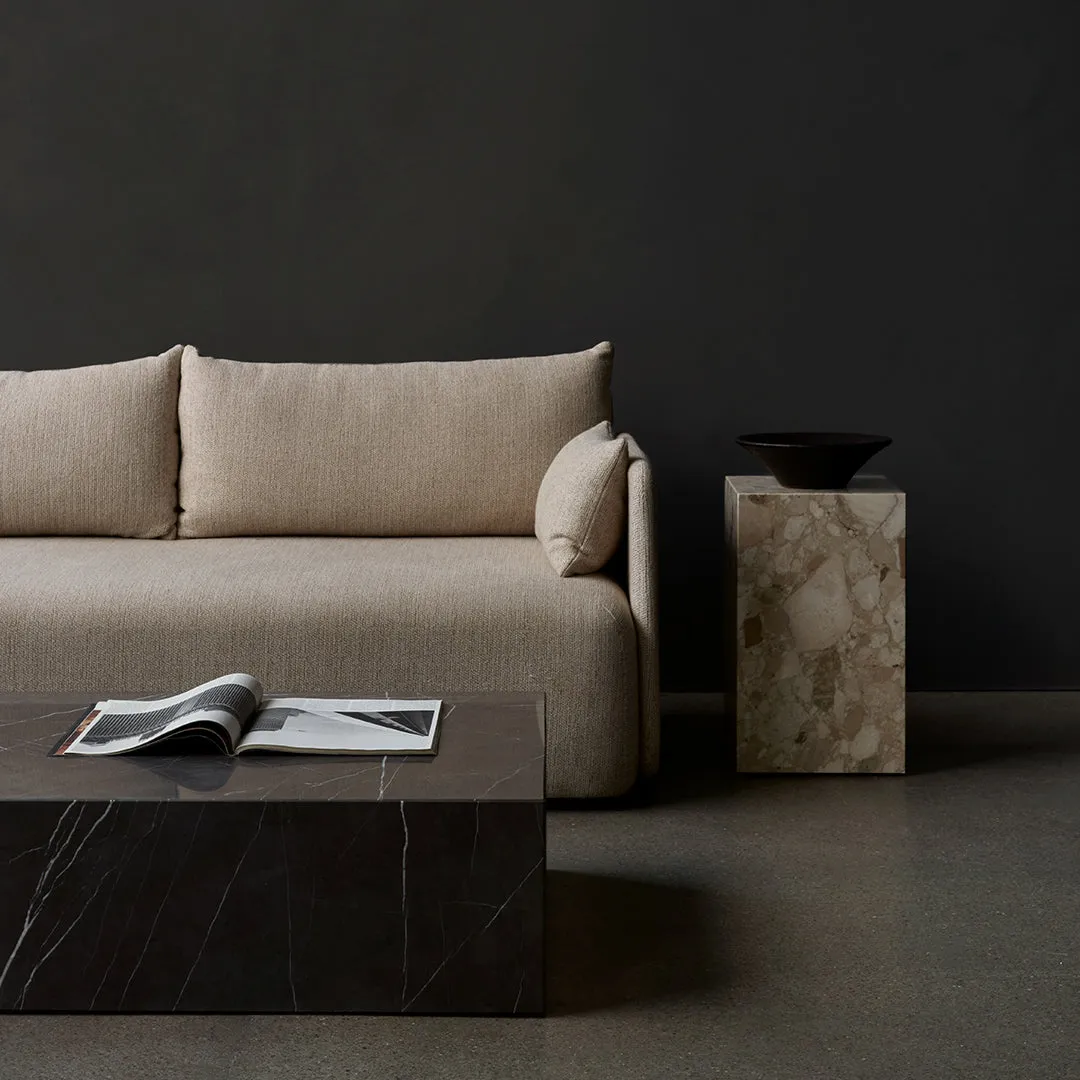 Marble Plinth Side Table - Tall