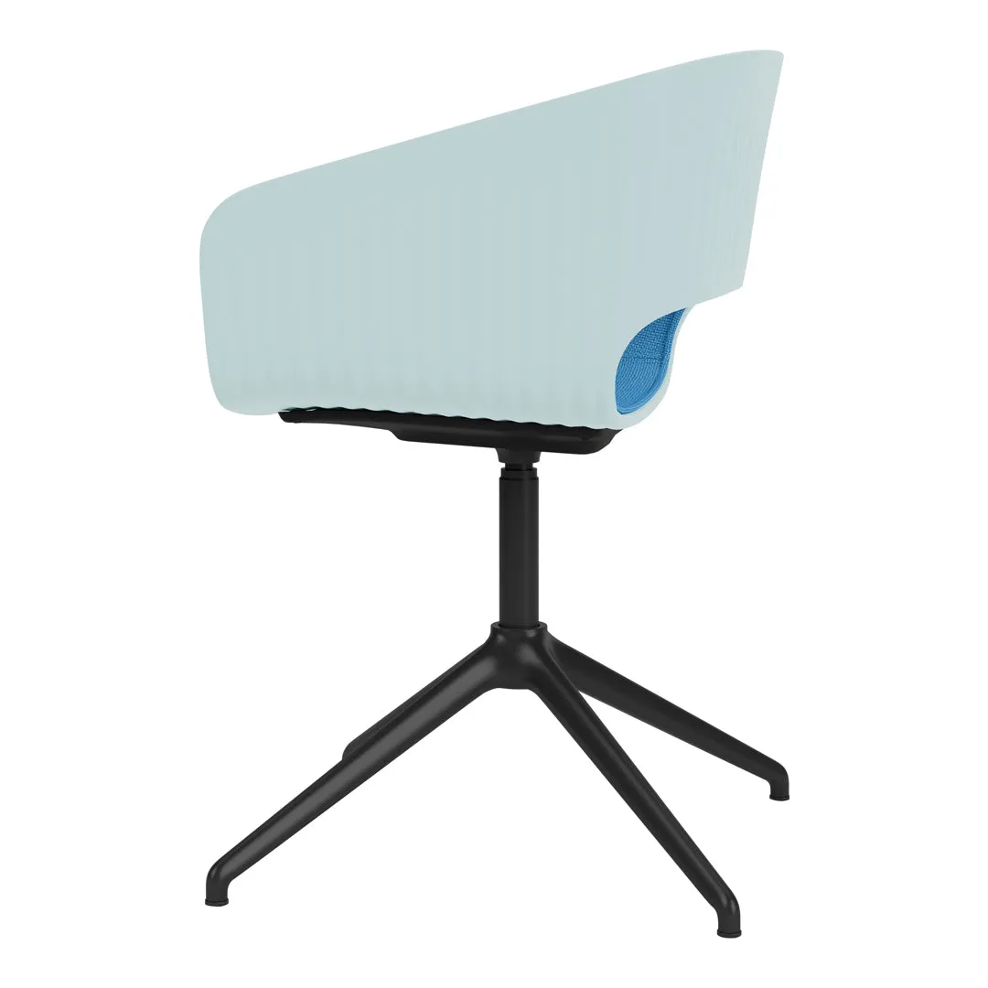 Maree 404 Office Chair - 4-Star Base - Front Upholstered