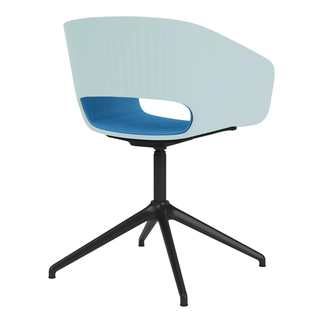 Maree 404 Office Chair - 4-Star Base - Front Upholstered