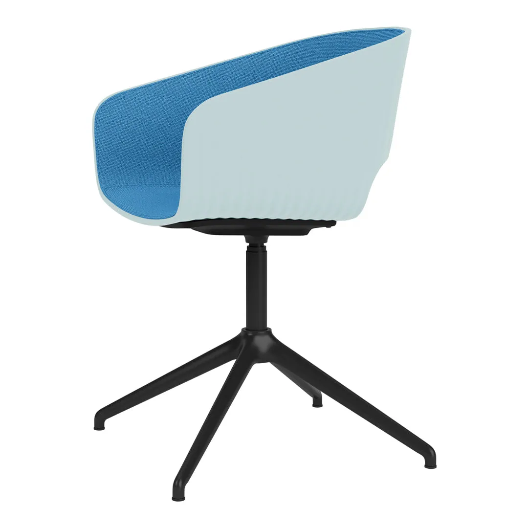 Maree 404 Office Chair - 4-Star Base - Front Upholstered