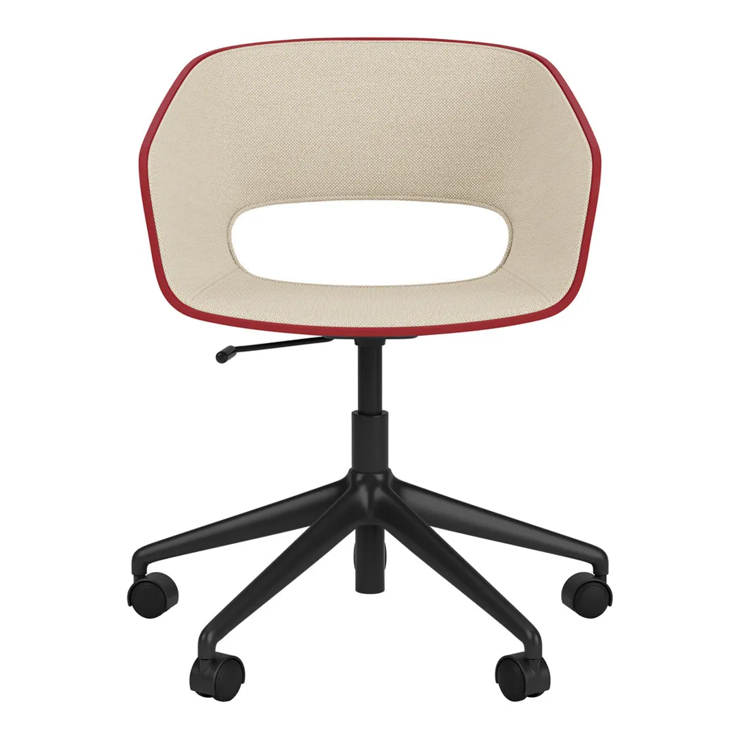 Maree 406 Office Chair - 5 Star Base w/ Casters - Front Upholstered