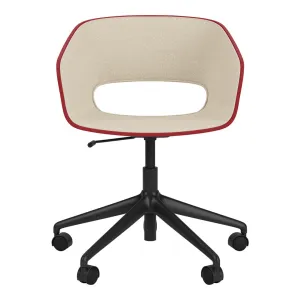 Maree 406 Office Chair - 5 Star Base w/ Casters - Front Upholstered