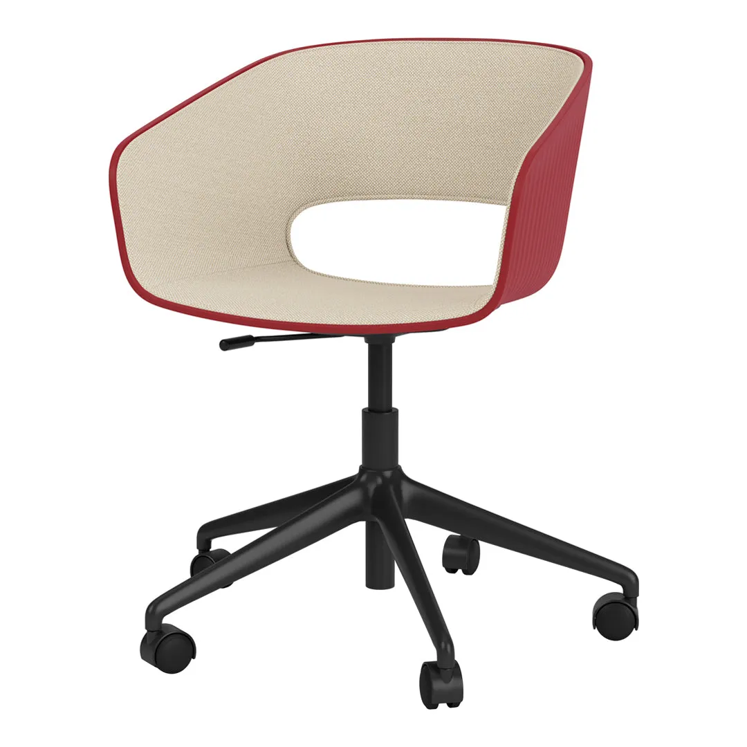 Maree 406 Office Chair - 5 Star Base w/ Casters - Front Upholstered
