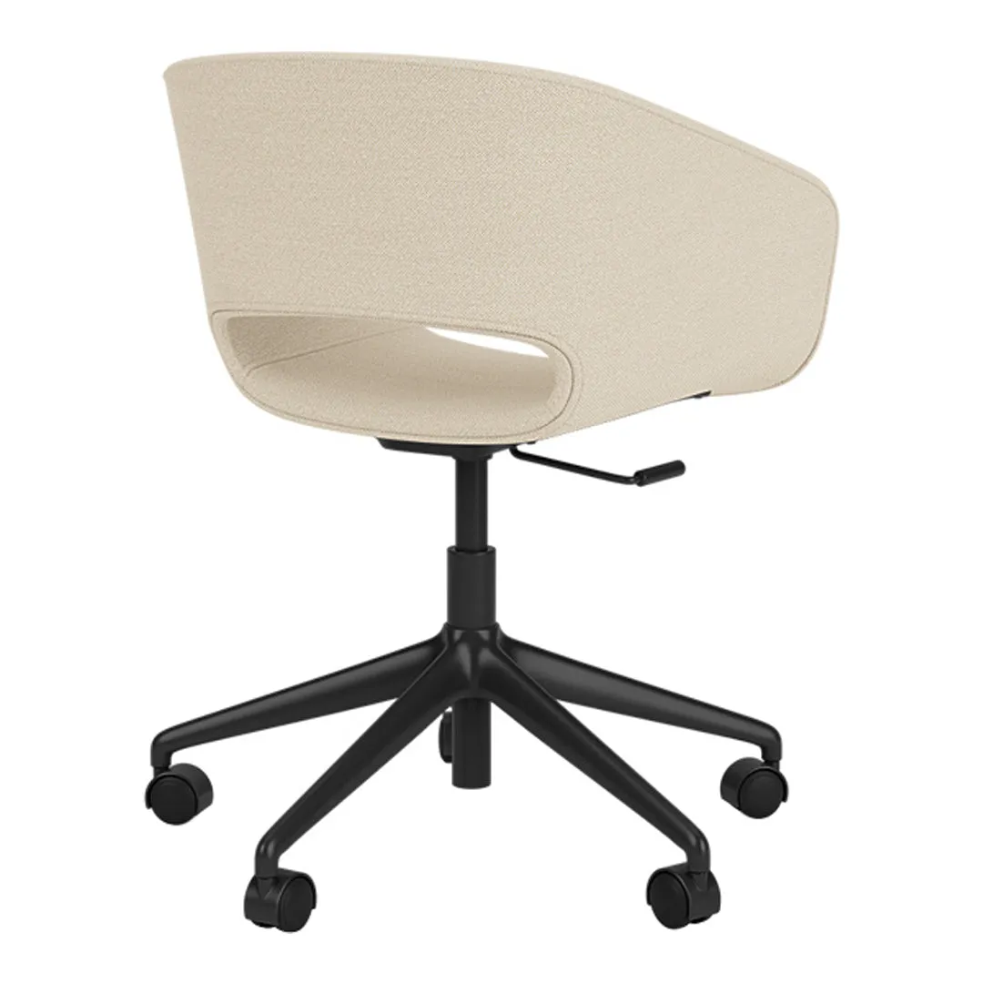 Maree 406 Office Chair - 5 Star Base w/ Casters - Fully Upholstered